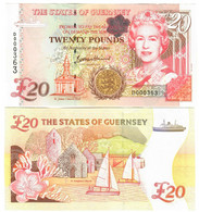 Guernsey 20 Pounds 2009 UNC "Haines" - Guernesey