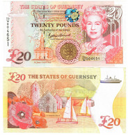 Guernsey 20 Pounds 2018 UNC "Haines" The Great War TGW - Guernsey