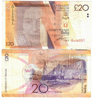 Gibraltar 20 Pounds 2011 F - Gibilterra