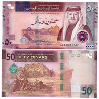 Jordan 50 Dinars 2022 UNC - Jordania