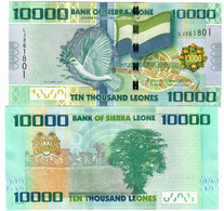 Sierra Leone 10000 Leones 2021 UNC Last Issue - Sierra Leone