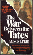 Romans * The War Betweenthe Tates Alison Lurie  * Edition 1975 - Other & Unclassified