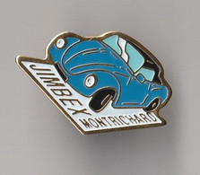 PIN'S THEME AUTOMOBILE VOLKSWAGEN COCCINELLE  CABRIOLET JIMBEX MONTRICHARD 41  DAS LE LOIR ET CHER  VARIANTE BLANCHE - Volkswagen