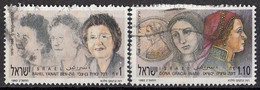 ISRAEL 1208-1209,used,falc Hinged - Gebraucht (ohne Tabs)