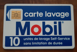 TRES ANCIENNE CARTE A PUCE LAVAGE MOBIL VERSO NEUBAUER SAINT DENIS B.E !!! - Colada De Coche