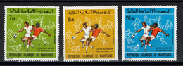 Mauritanie - YV PA 138 à 140 N** , Coupe Du Monde De Football 1974 - Mauritanie (1960-...)