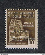 R.S.I. - C.L.N.:  1945  PATRIOTI  VALLE  BORMIDA  -  EMISSIONE  NON  UFFICIALE  -  10 C. BRUNO  N. - Comite De Liberación Nacional (CLN)