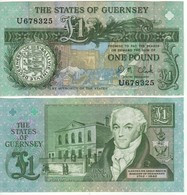 GUERNSEY    £ 1   D. M. CLARK   Sign.   P52c - Guernesey