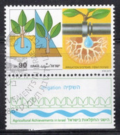 Israel 1988 Single Stamp Celebrating Agriculture And Achievements In Fine Used With Tab - Gebraucht (mit Tabs)