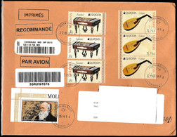 Europa Cept - 2014 - Moldova - Postal History & Philatelic Cover With Registered Letter - 2 - 2014