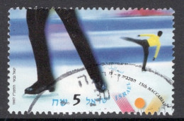 Israel 1997 Single Stamp Celebrating Makkabiade  In Fine Used - Gebruikt (zonder Tabs)