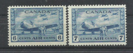 CANADA  YVERT  AEREO   7/8   MNH  ** - Poste Aérienne