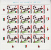 ITALY 2004 FOOTBALL CLUB MILAN MILANO SHEETLET - Clubs Mythiques