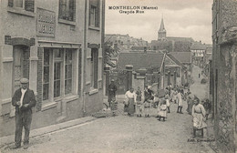 Monthelon * La Grande Rue Du Village * Villageois - Sonstige & Ohne Zuordnung