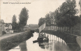 Pogny * Vue Du Canal En Amont Du Pont * Péniche Batellerie * Chemin De Halage - Sonstige & Ohne Zuordnung