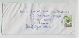 NIGERIA  - Affranchissement Seul Sur Lettre - Anniversaire De L'indépendance - Nigeria (1961-...)