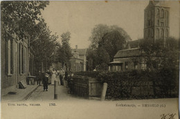 Hengelo (Gld.) Kerkstraatje 1905 Nauta // Hoek Vouwtje - Andere & Zonder Classificatie