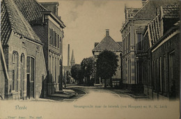 Neede (Gld.) Straat Gezicht Naar De Fabriek Ten Hoopen En R. K. Kerk Ca 1900 Vivat Topkaart - Neede