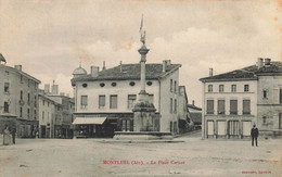 Montluel * La Place Carnot * épicerie Société économique Succursale N°12 * Commerce Magasin BROCHET - Montluel