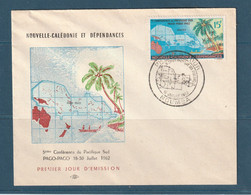 Nouvelle Calédonie - YT N° 305 - FDC - Premier Jour Nouméa - 1962 - Lettres & Documents