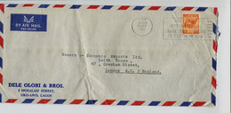 NIGERIA  - Affranchissement Seul Sur Lettre - Caravane De Chameaux + Flamme Postale - Nigeria (1961-...)