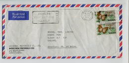 NIGERIA  - Affranchissement Sur Lettre Par Avion - Papillon Butterfly - Nigeria (...-1960)