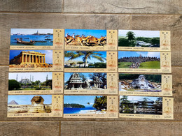 China Platform Ticket Of Beijing Railway Bureau, Platform Ticket Of The Scenery Of The Maritime Silk Road,,12 Pcs - Mondo