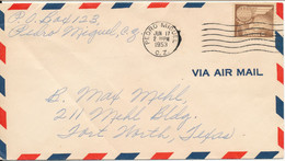 USA Canal Zone Air Mail Cover Sent To Texas Pedro Miguel 17-6-1953 - Canal Zone