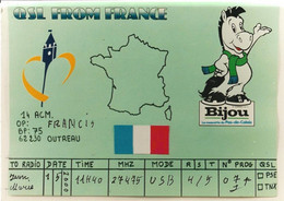 Outreau -bijou Mascotte Du Pas De Calais- - Carte De QSL- - CB-Funk