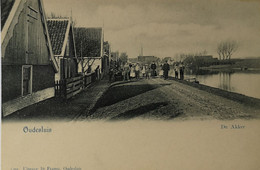 Oudesluis (Gem. Schagen) De Akker (Veel Volk) Ca 1900 - Schagen