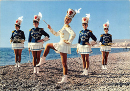 06-NICE- MAJORETTES - LE BATAILLON DE CHARME DE LA COTE D'AZUR LE GROUPE DES OFFICIERS - Other & Unclassified