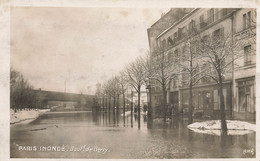 Paris * Carte Photo * 12ème * Inondé * Le Boulevard De Bercy * Crue Catastrophe - District 12