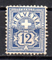 Sello Nº 68 Suiza - Telegraafzegels