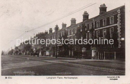 LANGHAM PLACE NORTHAMPTON OLD RP POSTCARD BY MONTGOMERY OF NOTTINGHAM - Northamptonshire