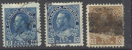 Canada  N° 115 à  117  Oblitérés  B/TB   Voir Scans    Soldé  ! ! ! - Usati