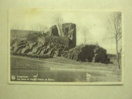 55318 - LONGCHAMPS - LES RUINES DE L'ANCIEN CHATEAU DE ROLLEY - ZIE 2 FOTO'S - Bastogne