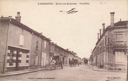 Givry En Argonne * La Grand Rue * Attelage * Commerces Magasins - Givry En Argonne