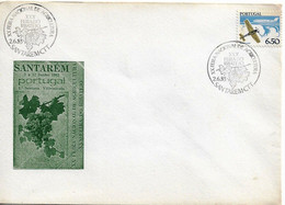 Portugal , 1983 FEIRA NACIONAL AGRICULTURA  Commemorative Postmark , Ribatejo , Grapes , Wine - Agriculture