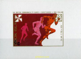 202837 MNH COOK Islas 1974 10 JUEGOS DE LA COMMONWEALTH - Haltérophilie