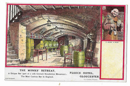 Postcard, Gloucestershire, Gloucester, Fleece Hotel, The Monk's Retreat, Early 1900s. - Gloucester