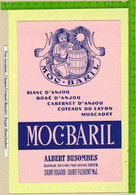 BUVARD : Blanc D'Anjou MOC BARIL Saint Hilaire Saint Florent - Drank & Bier