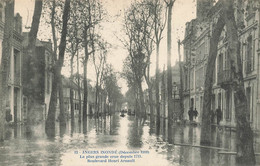 Angers * Inondations Décembre 1910 * Boulevard Henri Arnault * Crue Catastrophe - Angers