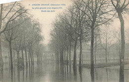 Angers * Inondations Décembre 1910 * école Des Arts * Crue Catastrophe - Angers