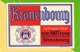 Buvard . Blotting Paper : Bierre KRONENBOURG - Liquore & Birra