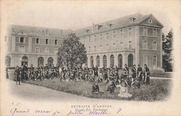 Angers * La Retraite * La Façade Est Du Pensionnat * école * Groupe D'élèves - Angers