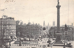 ANGLETERRE - London - Trafalgar Square - Animée - Carte Postale Ancienne - Trafalgar Square