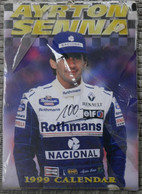 Calendrier 1999 Ayrton SENNA Vintage + Poster - Car Racing - F1