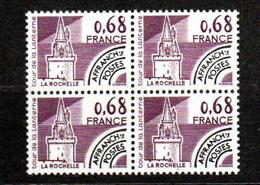 Préoblitéré Yvert N° 162 ** - 0,68 Monuments Historiques, Bloc De 4 - 1964-1988