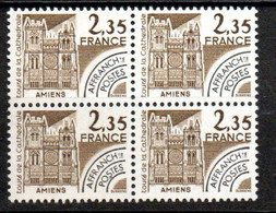 Préoblitéré Yvert N° 165 ** - 2,35 Monuments Historiques, Bloc De 4 - 1964-1988