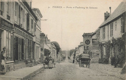 Fismes * Porte Et Faubourg De Soissons * Hôtel Et Café VERON * Attelage - Fismes